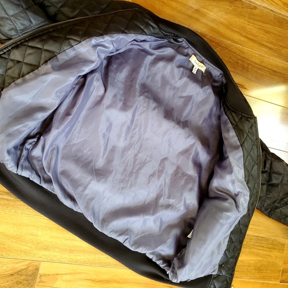 APRIL GIRL Quilted Bomber Jacket - Size M (EUC) - Picture 6 of 7